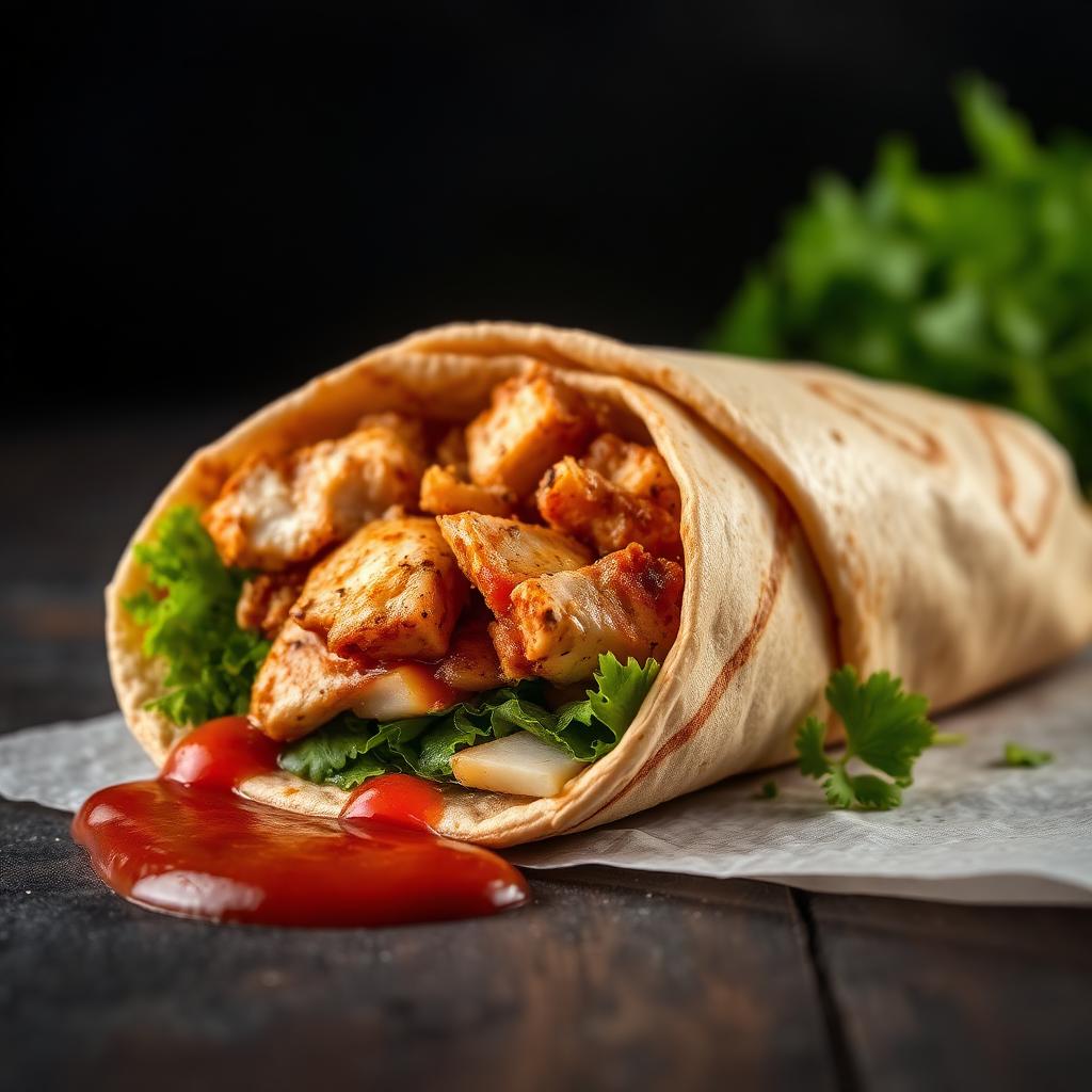 Beef Shawarma Wrap